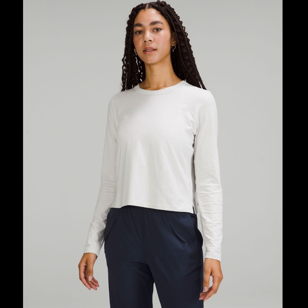 NWT Lululemon classic Fit Cotton Blend Long Sleeve Shirt